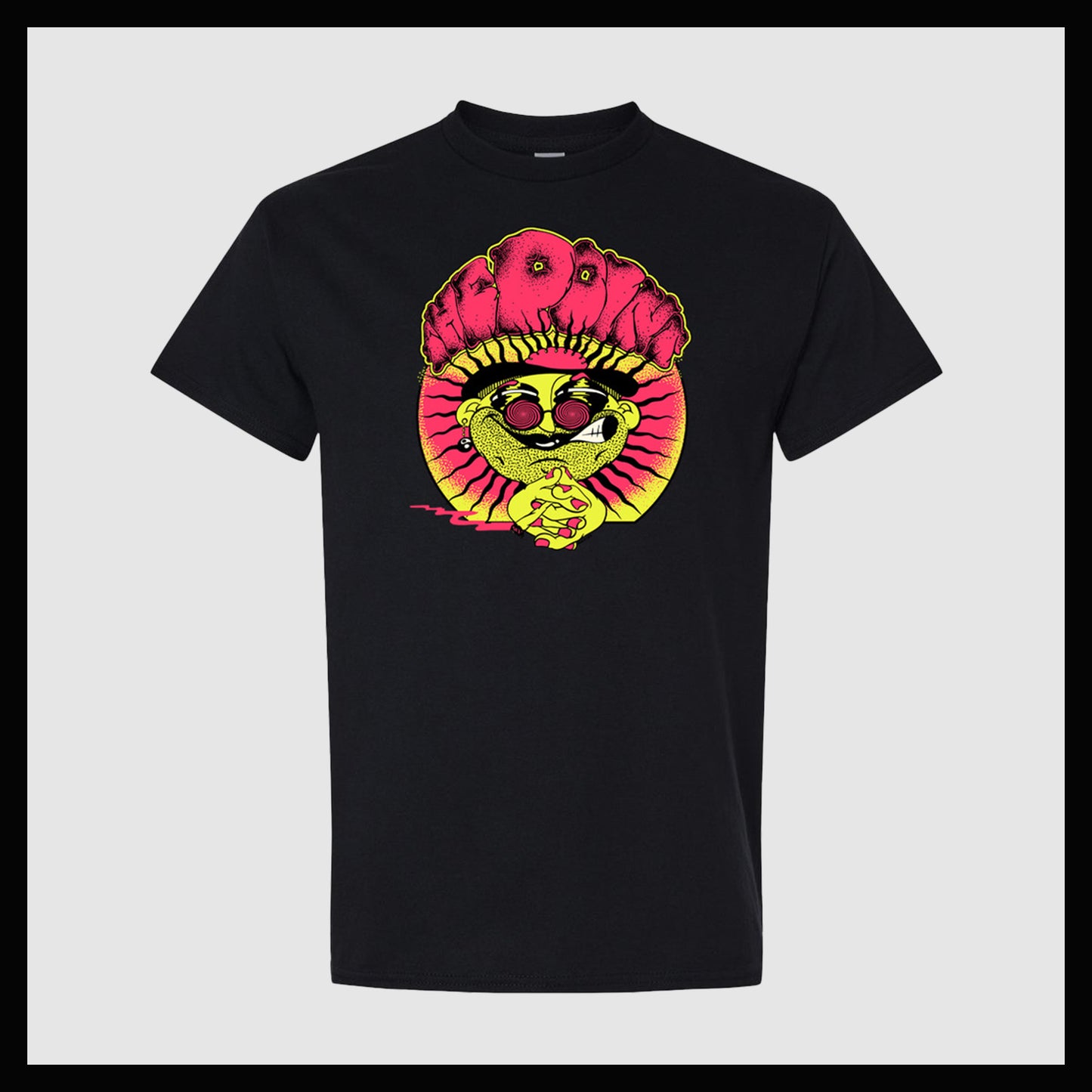 Billie Buck Stoner Design Black T Shirt