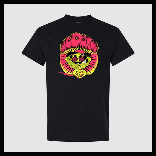 Billie Buck Stoner Design Black T Shirt