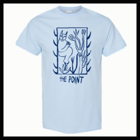 Pre-Sale - Blue Design on Light Blue T Shirt