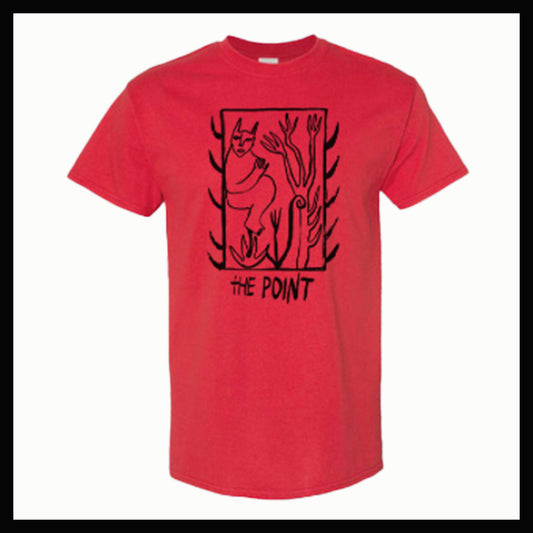 Pre-Sale - Black on Red Design T Shirt